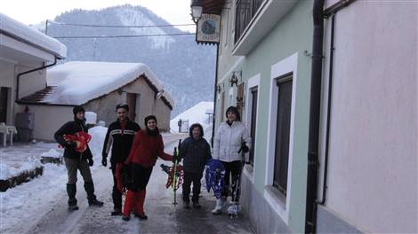 giro del castello con ciastre