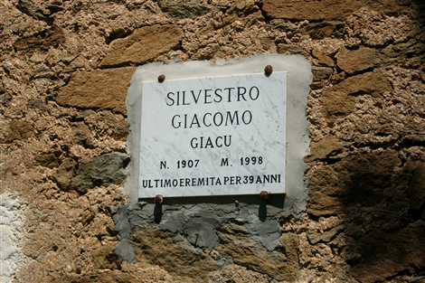 Borgata San Pietro in ricordo dell'ultimo eremita