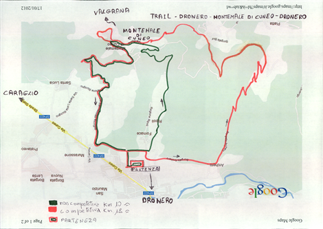 TRAIL: Dronero-Montemale di Cuneo-Dronero
